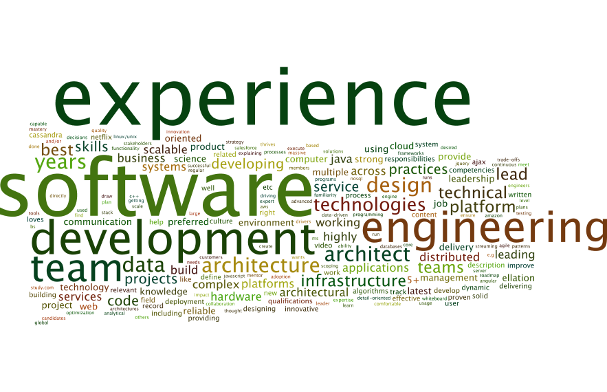 Software Architect Word Cloud
